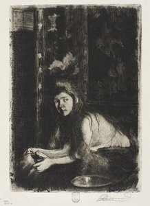 Kobieta z wazonem, 1894 autorstwa Paul Albert Besnard