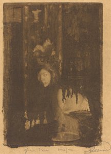 Kobieta z wazonem La femme au, 1894. autorstwa Paul Albert Besnard