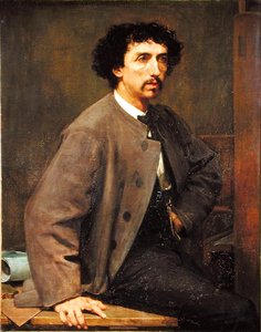 Charles Garnier (1825-98) 1868 (olej na płótnie) autorstwa Paul Baudry