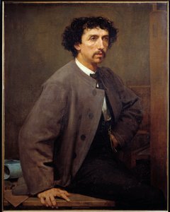 Portret Charlesa Garniera, francuskiego architekta (1825 - 1898). Obraz Paula Baudry