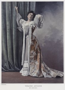 Jeanne Cheirel, francuska aktorka (kolorowe zdjęcie)