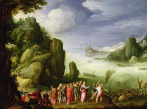 Chrystus uzdrawiający opętanych z Gerasa, 1608 (olej na miedzi)