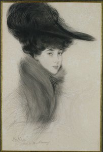 Consuelo Vanderbilt (1877-1964) księżna Marlborough, ok. 1901 (sucha igła)