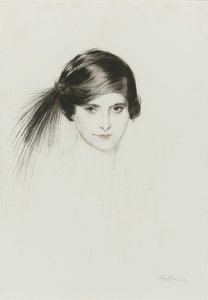 Helena Rubinstein, ok. ur. 1908 autorstwa Paul Cesar Helleu