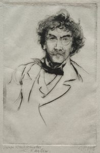 James MacNeill Whistler autorstwa Paul Cesar Helleu