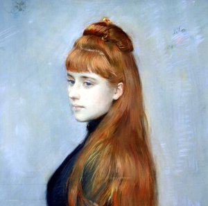Portret Mademoiselle Alice Guerin (detal z 154179)