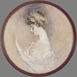 Portret Marthe Letellier z d. Fourton, ok. 1930 r. 1900. autorstwa Paul Cesar Helleu