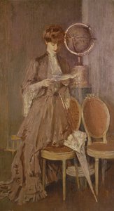 Portret pani Helleu czytającej list
