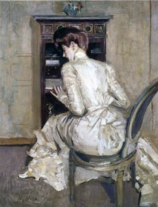 Żona artysty u jej sekretarki, ok. 1900 autorstwa Paul Cesar Helleu