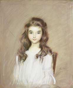 Córka markizy Łaby, ok. 1901 autorstwa Paul Cesar Helleu