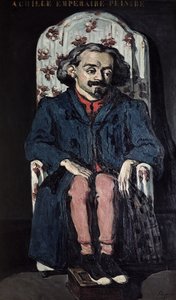 Achille Emperaire (1829-98) c.1868 (olej na płótnie) autorstwa Paul Cézanne