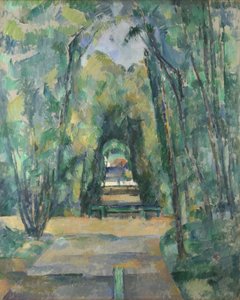 Cezanne, Paul (1839-1906) Avenue w Chantilly Olej na płótnie 1888 National Gallery, Londyn 82x66 autorstwa Paul Cézanne