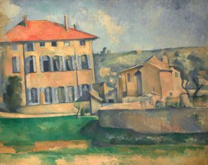 Dom w Aix autorstwa Paul Cézanne