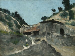 Pejzaż z młynem wodnym autorstwa Paul Cézanne