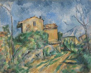 Maison Maria z widokiem na Château Noir autorstwa Paul Cézanne