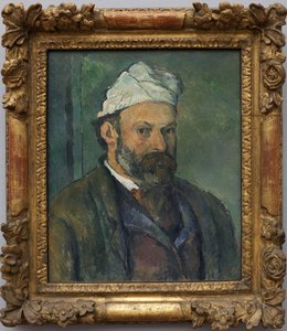 Autoportret. Obraz Paula Cezanne