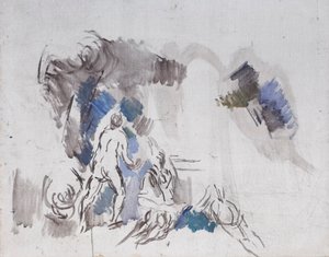 Szkic kąpiących się autorstwa Paul Cézanne