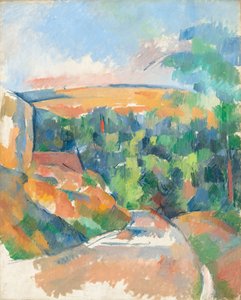 Zakręt na drodze autorstwa Paul Cézanne