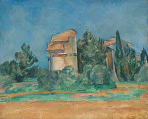 Wieża Gołębi w Bellevue autorstwa Paul Cézanne