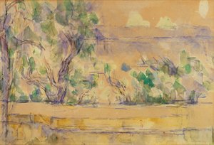 Zobacz Zrobione w studio w Lauves (akwarela na ołówku na papierze) autorstwa Paul Cézanne