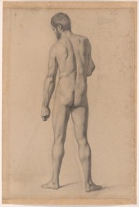 Akt akademicki widziany od tyłu autorstwa Paul Cézanne