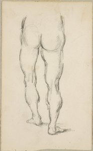 Według Luca Signorelli: studium nóg, ok. 1883-86 autorstwa Paul Cézanne