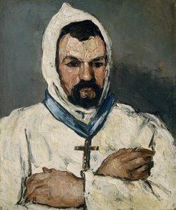 Antoine Dominique Sauveur Aubert ur. 1817, wujek artystów jako mnich, 1866. autorstwa Paul Cézanne
