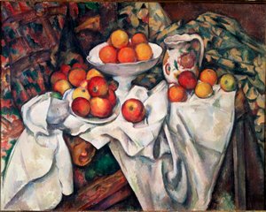Jabłka i pomarańcze autorstwa Paul Cézanne