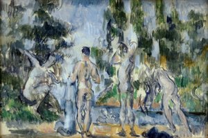 Kąpiących się autorstwa Paul Cézanne
