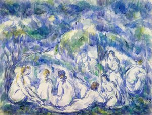 Kąpiących się autorstwa Paul Cézanne