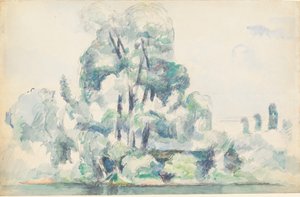 Brzegi Sekwany w Medanie, 1880-1885. autorstwa Paul Cézanne