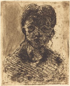 Popiersie dziewczyny, 1873. autorstwa Paul Cézanne