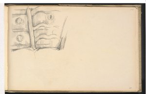Krzesło i komoda autorstwa Paul Cézanne