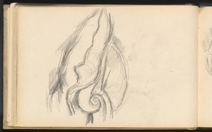 Poduszka fotela autorstwa Paul Cézanne