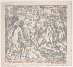 Okładka katalogu wystawy na wystawę Cézanne