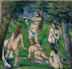 Pięciu Kąpiących się autorstwa Paul Cézanne