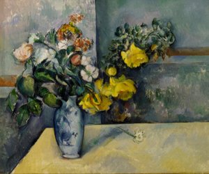 Kwiaty w wazonie autorstwa Paul Cézanne