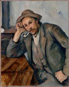 Chudy palacz autorstwa Paul Cézanne