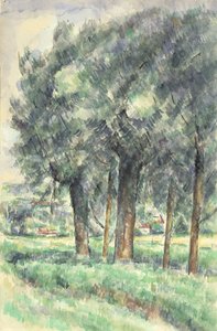 Grupa drzew, 1877-80 autorstwa Paul Cézanne