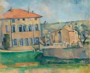 Dom w Aix autorstwa Paul Cézanne