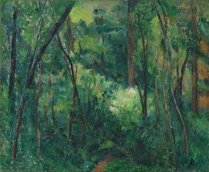 Wnętrze lasu, ok. 1885 autorstwa Paul Cézanne