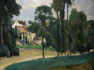 Route de Pontoise autorstwa Paul Cézanne