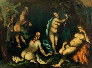 Kuszenie świętego Antoniego autorstwa Paul Cézanne
