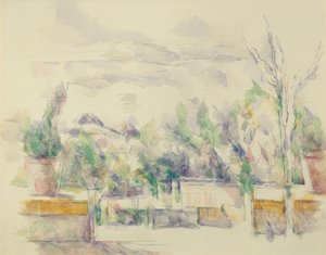 Taras Jardin des Lauves autorstwa Paul Cézanne