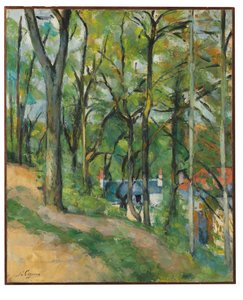 Wybrzeże Saint-Denis w Pontoise, c.1877 autorstwa Paul Cézanne