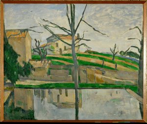 Basen Jas de Bouffan autorstwa Paul Cézanne
