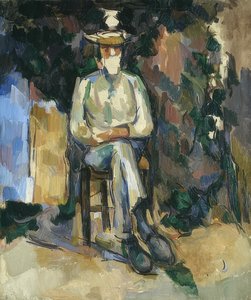 Le Jardinier Vallier (Ogrodnik Vallier). 1906 autorstwa Paul Cézanne