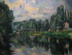 Most nad Marną w Créteil autorstwa Paul Cézanne