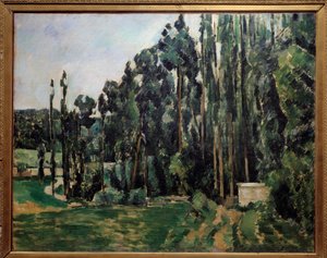 Les topole Obraz Paula Cezanne