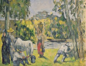 Życie na polu, ok. 1875 r. autorstwa Paul Cézanne